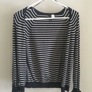 H&M Black&White striped cardigan